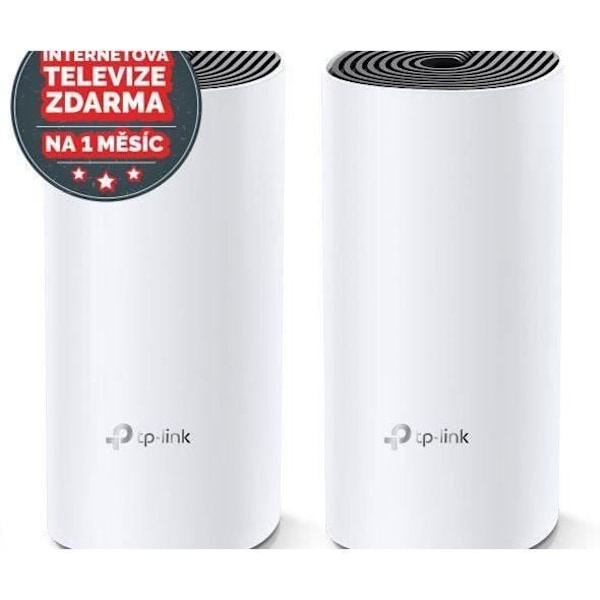 TP-Link Déco M4 Wifi-router (paket med 3) - 2x GLAN / 300 Mbps 2,4 GHz / 5 GHz 867 Mbps Vit