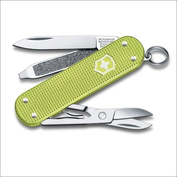 Schweizer Kniv - Victorinox - Classic Alox - 5 funktioner - Anodiseret aluminium - Lime Twist Lime Twist