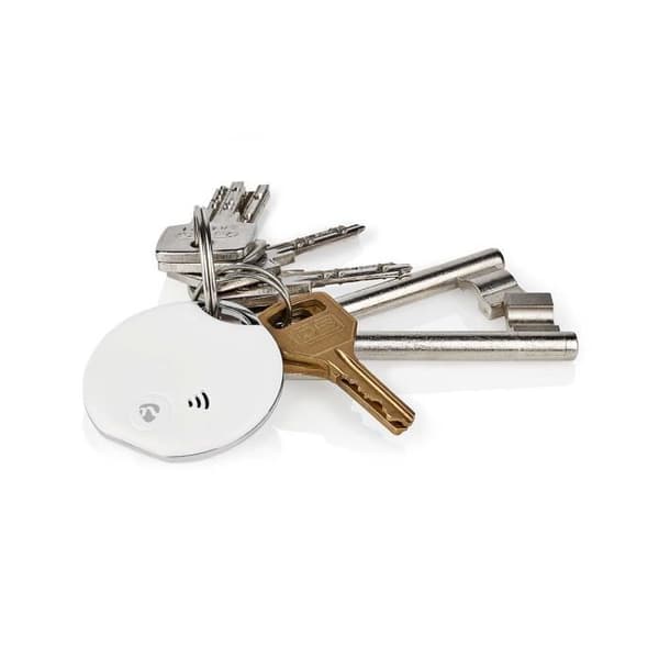 Nyckelspårare - NEDIS - BTKF10WT - Bluetooth 4.0 - Batteritid 1 år - Vit Vit