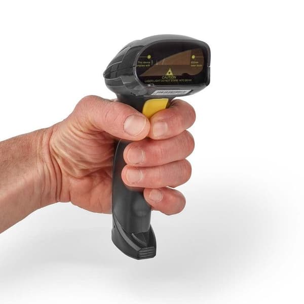 Streckkodsläsare - NEDIS - Trådad - USB - Laser - 1D