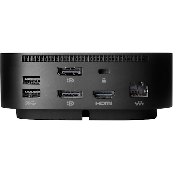 HP 5TW10AA#ABB USB Typ C dockningsstation för Netbook - 100 W - 6 x USB-portar - 4 xUSB 3.0 - Nätverk (RJ-45) - HDMI - DisplayPort