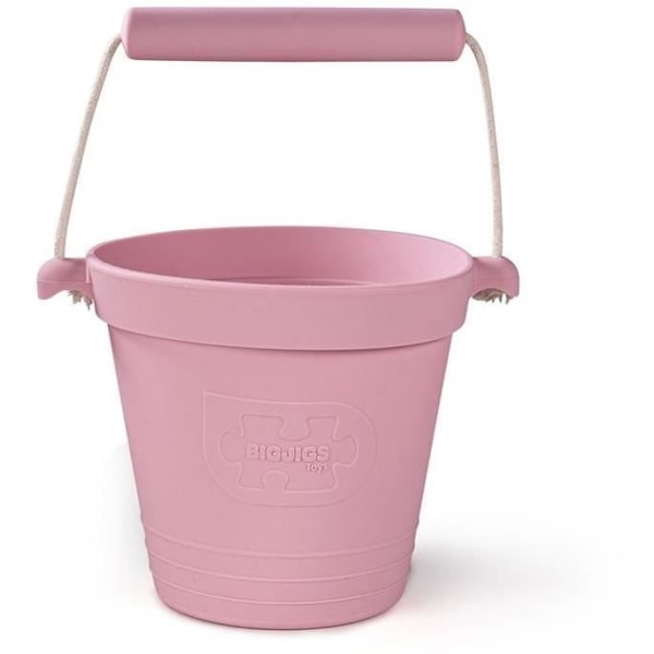 Silikonespand - BIGJIGS - Blush Pink - Pink farve - Holdbar - Letvægts rodnarosa