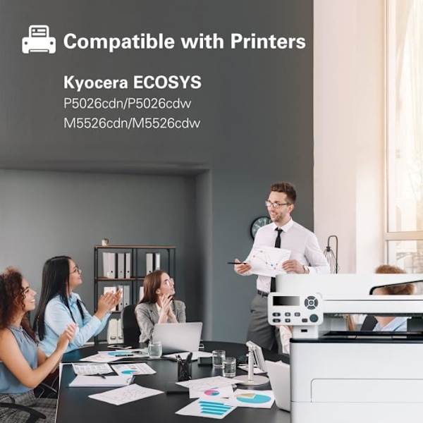 G&G Kyocera TK5240 TK-5240 TK-5240C Syvä sininen värikasetti