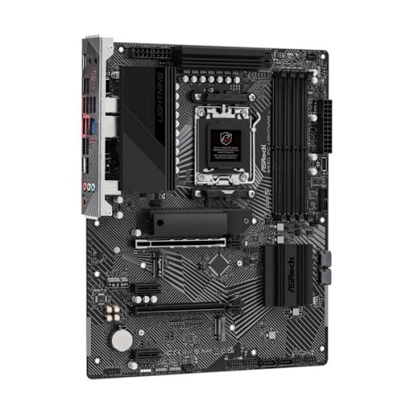 Emolevy - ASRock - B650 PG Lightning - Socket AM5 - 64 Go RAM - DDR5 SDRAM
