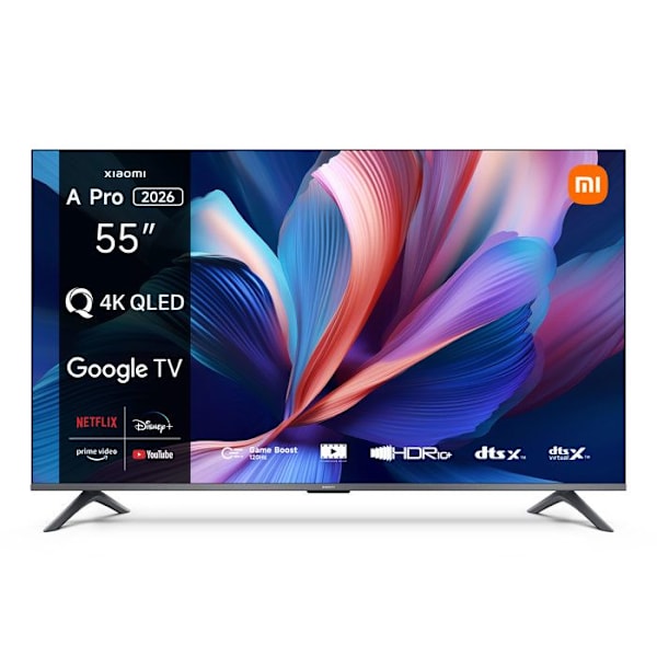 QLED 4K - Xiaomi TV A Pro 55 2026 Harmaa