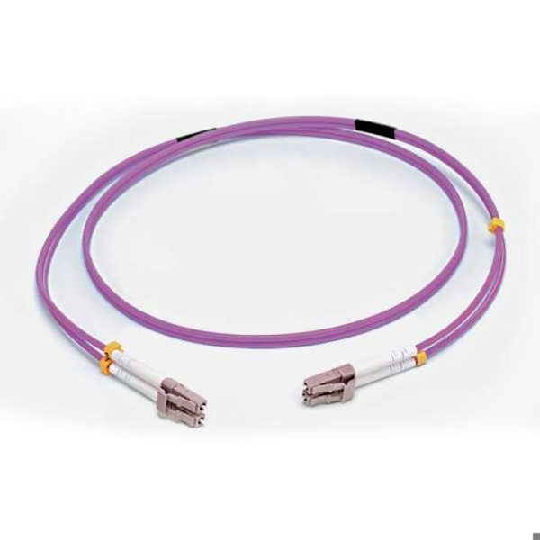 C2G 1 M FIBEROPTISK PATCH-LEDNING LC-LC OM4 LSZH - LILLA, 1 m, LSZH, OM4, LC, LC, lilla