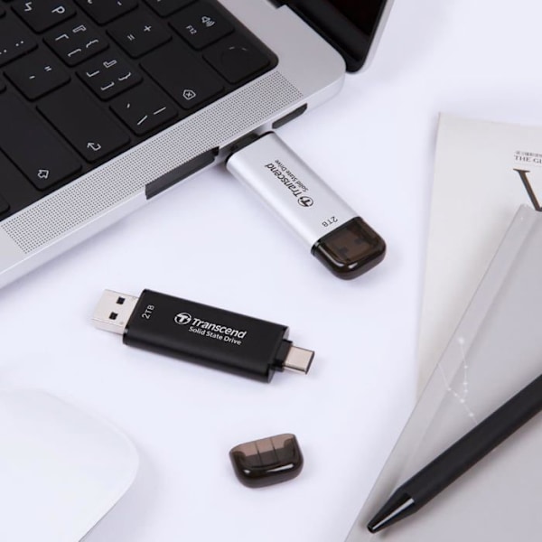 Transcend ESD310C 512 GB eksternt Solid State Drive Sort