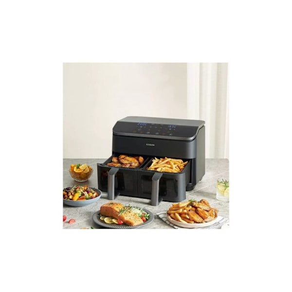 COSORI Luftfriture med Dual Basket Chef Edition 8,5 liter sort