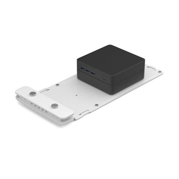 LOGITECH COMPUTE MOUNT CPU BESLAG MONTERET PÅ SORT SKÆRM BASE