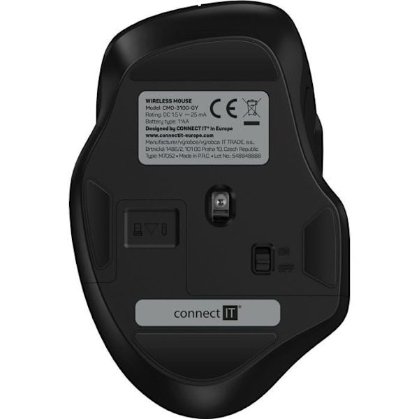 CONNECT IT Dual SmartSwitch, mörkgrå