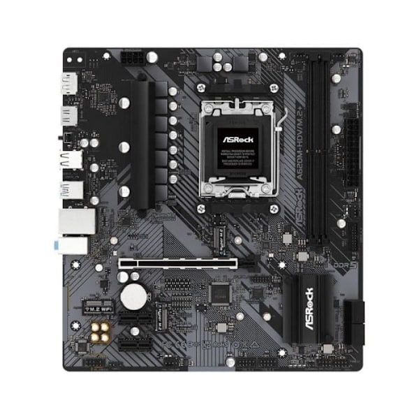 Emolevy - ASRock - A620M-HDV/M.2 A620 - Socket AM4 - Micro ATX - 64 Mt RAM max