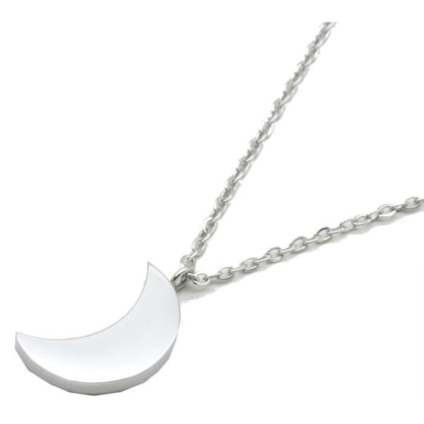 Kaulakoru - Suck UK - Lune - Ruostumaton teräs - Hopea - 25 cm pengar