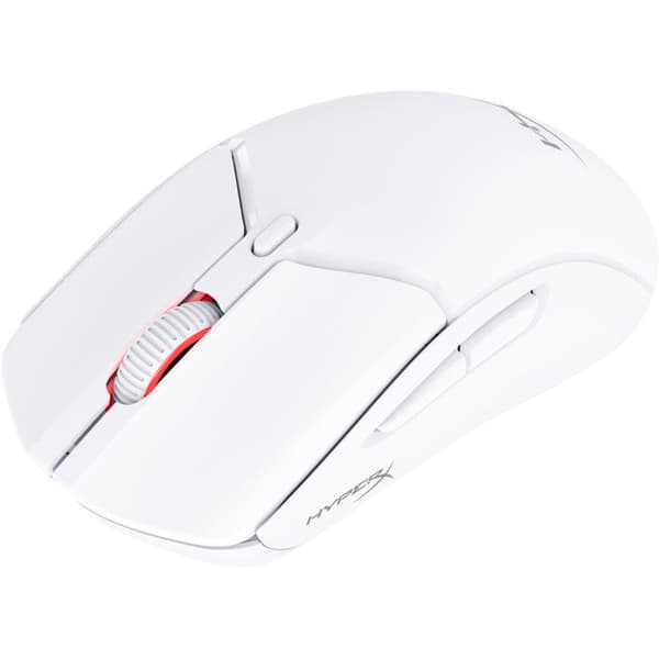 Trådlös mus - HyperX - Pulsefire Haste 2 - 26000 DPI - 6 knappar - RGB Vit