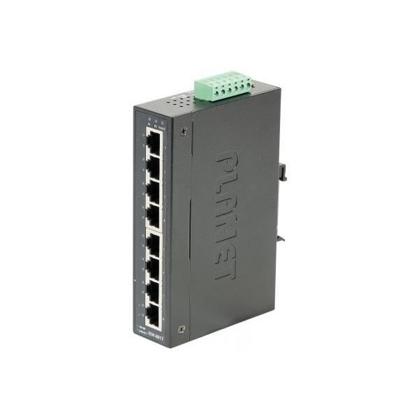 PLANET SWITCH INDUST GIGABIT -40/75° - 8 PORTE …
