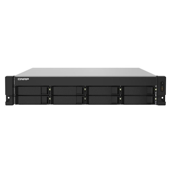 Tallennuspalvelin (NAS) - QNAP - TS-832PX-4G - neliytiminen 1,7 GHz - 2 10 GbE SFP+- ja 2,5 GbE RJ45 -porttia Alumiini, musta