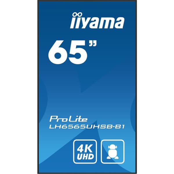 LCD LED-skärm - iiyama - ProLite LH6565UHSB-B1 - 65 tum - 4K UHD - Digital skyltning