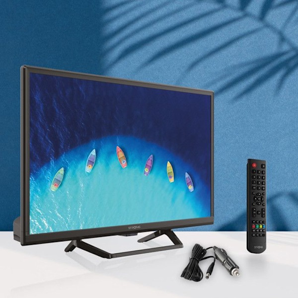TV HD 24" - STRONG - SRT24HE4023C - 12V - 3 tuner - 2xHDMI + USB