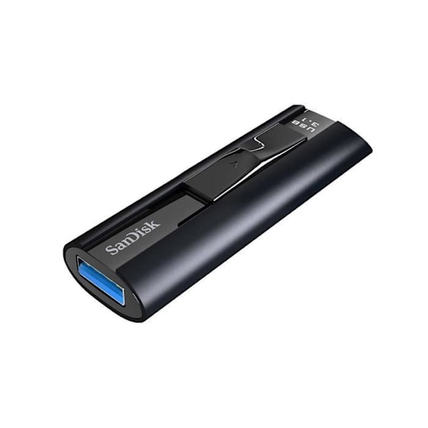 SANDISK Extreme Pro Solid State USB-nøgle - 128Gb - 3.1 - Sort