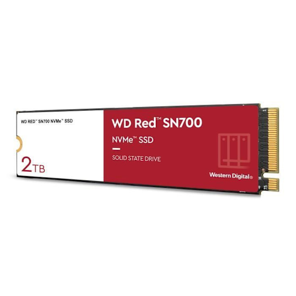 NVMe™ SSD för NAS - WD Red™ SN700 NVMe™ SSD, 2TB - (WDBBDY0020BRD-WRSN)