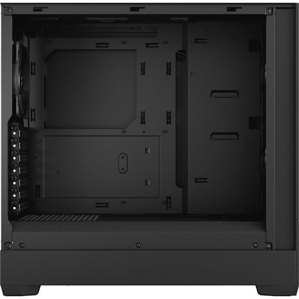 PC-taske - FRACTAL DESIGN - Pop Air Sort TG - Sort (FD-C-POA1A-02)