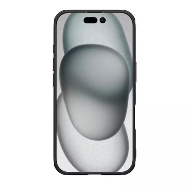 Suojakuori - Nillkin - iPhone 16 - Super Frosted Shield Pro Magnetic - Musta - Tyylikäs Sort