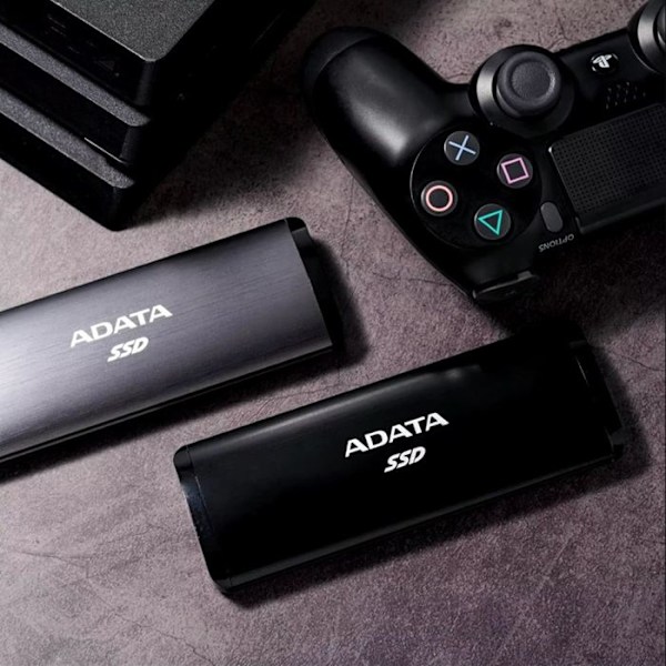 SSD Ekstern - ADATA - SE760 - 2 To - Sort - USB 3.2 Gen 2