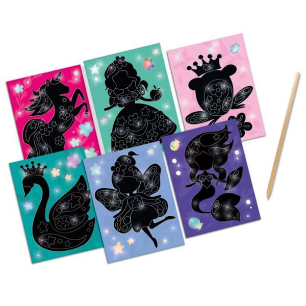 SES Creative - Holografiska Scratch Drawings - Sagor