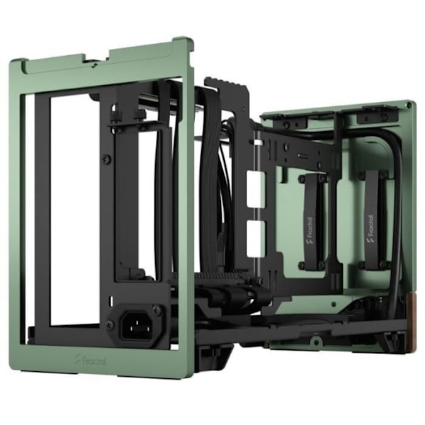 PC cover - FRACTAL DESIGN - FD-C-TER1N-03 - mini-ITX - SFF 10.4L - GPU op til 322 mm - Terra Jade