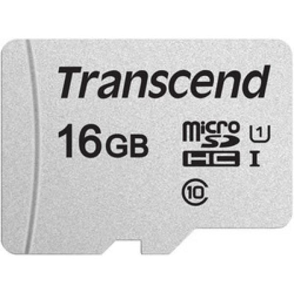 TRANSCEND 300S flash-hukommelseskort - 16 GB - UHS-I U1 / Class10 - Micro SDHC