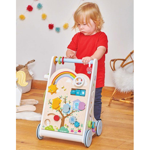 Farverig multifunktions rollator Flerfarvet