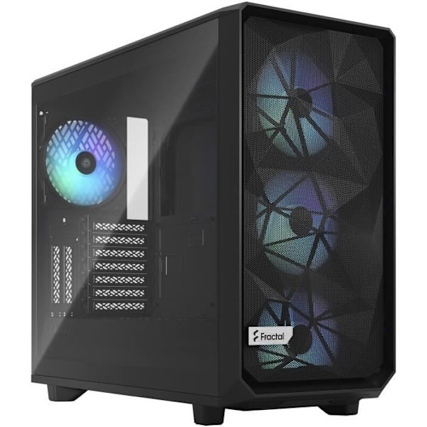 FRACTAL DESIGN - Meshify 2 RGB Black TG Light Tint - PC taske - Sort ( FD-C-MES2A-06 ) Sort