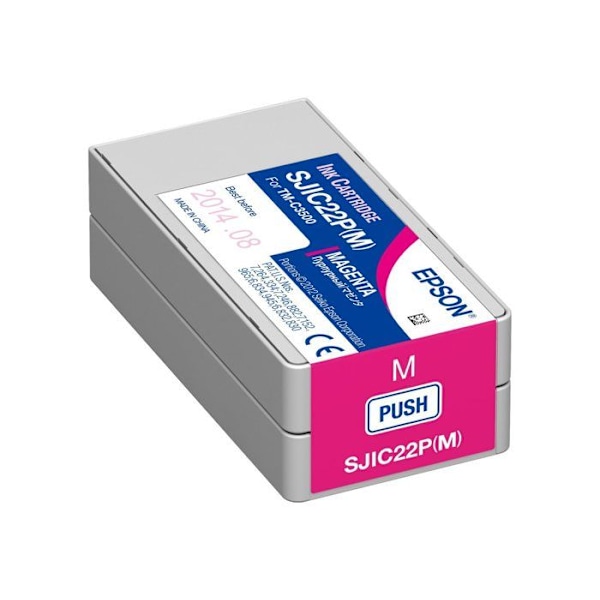 EPSON S020407 blækpatron - Magenta - Til TM-C3500