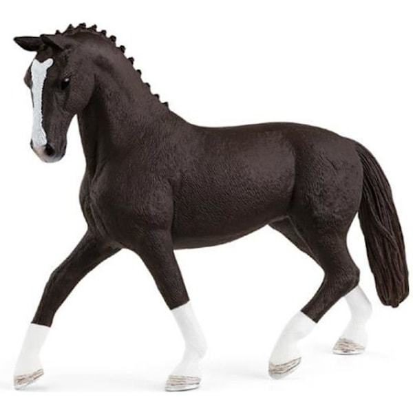 Figur - Schleich - Nightshade Hannoverianerhoppe - Varmblodet race - Dynamisk positur Beige