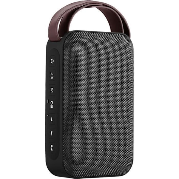 Bluetooth högtalare - ECG - BTS M1 Black&Brown – 15 W – Vattentålig IPX4 – Radio – Micro SD – 8 h batteritid