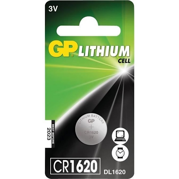 GP cr1620 litium-nappiparisto