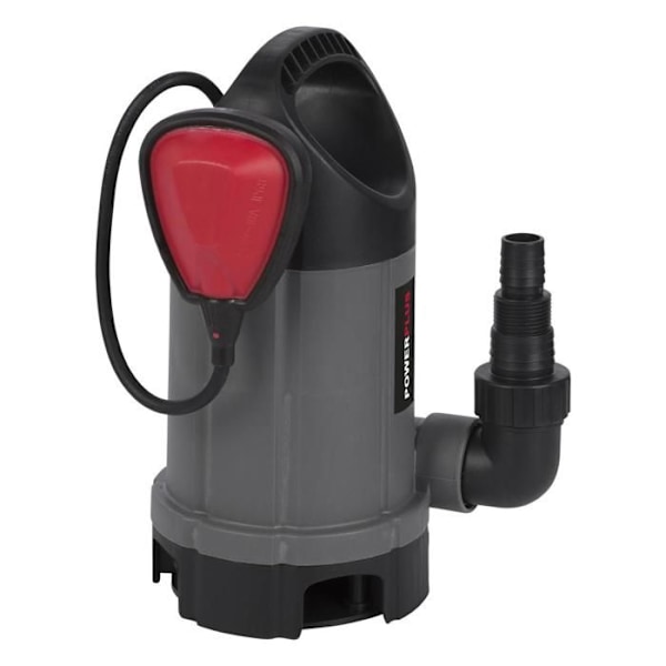 Powerplus Elektrisk Vandpumpe POWEW67906 - 750 W Nedsænket Vandpumpe, Maksimal 35°C, 13.000 l/h, Havenværktøj Grå