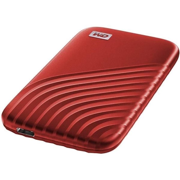 WD - Ulkoinen SSD-asema - My Passport™ - 1 Tt - USB-C - Punainen