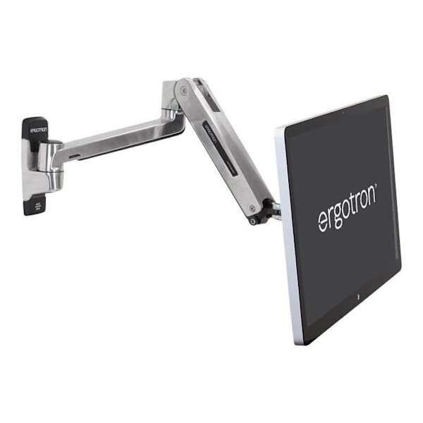 Skärmstativ - ERGOTRON - Polerat aluminium - 116,8 cm - Max 13,6 kg - Justerbar 51 cm