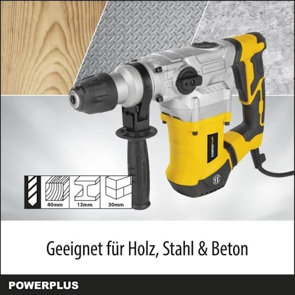 POWERPLUS Iskevä Sähköpora POWX11721-4 4-in-1
