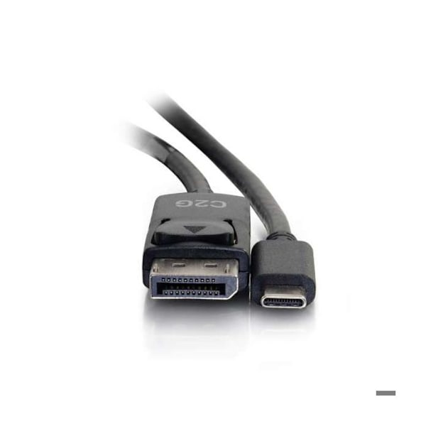 USB-C - DisplayPort - Adapterska Kaapeli - C2G - 1,8m - 4K30 - Musta - Ulkoinen Video