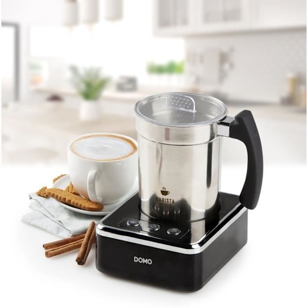 Maidonvaahdotin - DOMO - DO717MF - 650 W - 230 ml - 3 toimintoa - Valmis 3 minuutissa - Ruostumaton teräs Grå