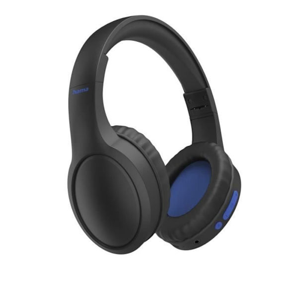 Bluetooth® ANC-hovedtelefoner - Spirit Focused - Sort-Blå - 23 timers batterilevetid - Circum-aural - Støjreducerende