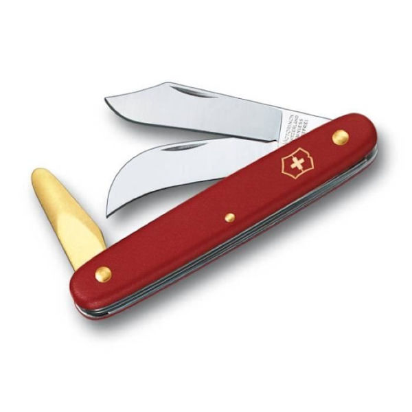 Victorinox - veitset oksastukseen ja puutarhaan, punainen, 3.9116