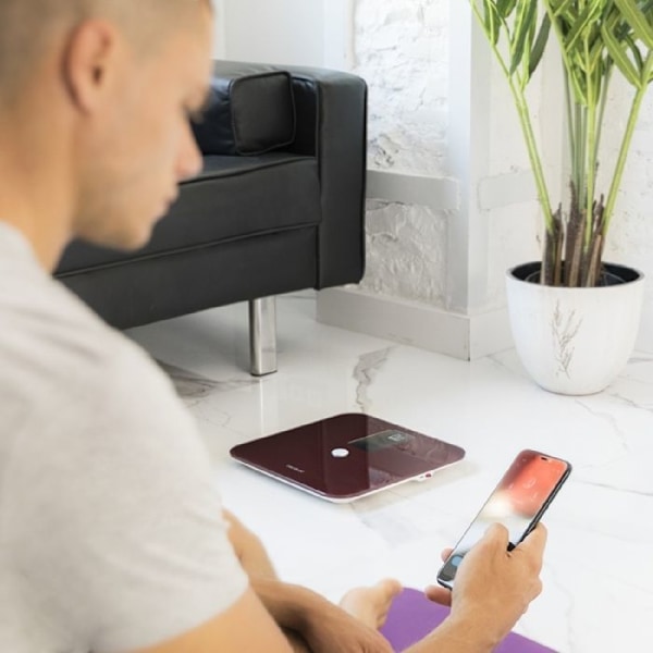 Cecotec Vaakasurtin sovelluksella Surface Precision 10400 Smart Healthy Vision Garnet