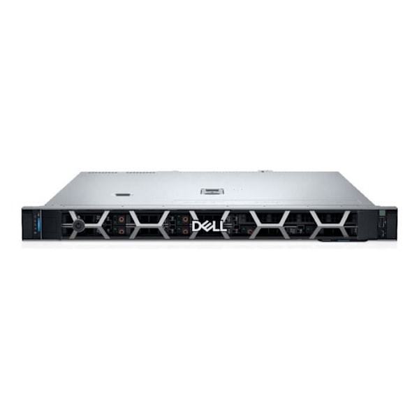 - Dell - Dell PowerEdge R360 - Server - Rackmonterbar - 1U - 1 kanal - 1 x Xeon E-2414 / upp till 4,5 GHz - 16 GB RAM - SAS - h