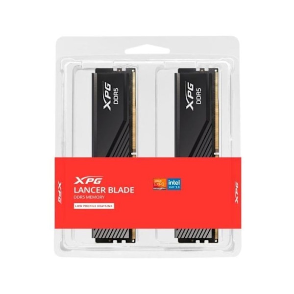 32 Gt (2x16 Gt) DIMM DDR5 -muistisarja Data XPG Lancer Blade PC5-48000 (6000 MHz) (musta)