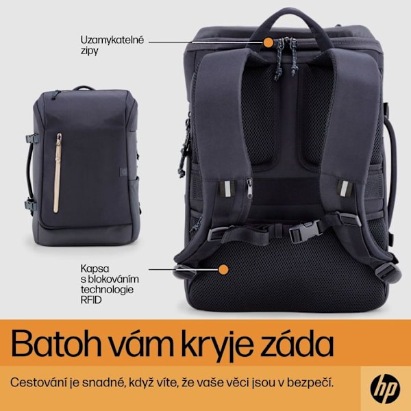 HP Rejsetaske 25l til bærbar computer Blå Nat 15.6