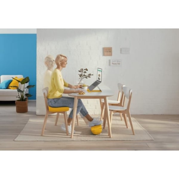Ergonomisk sædehynde - Gul - Leitz Ergo Gul