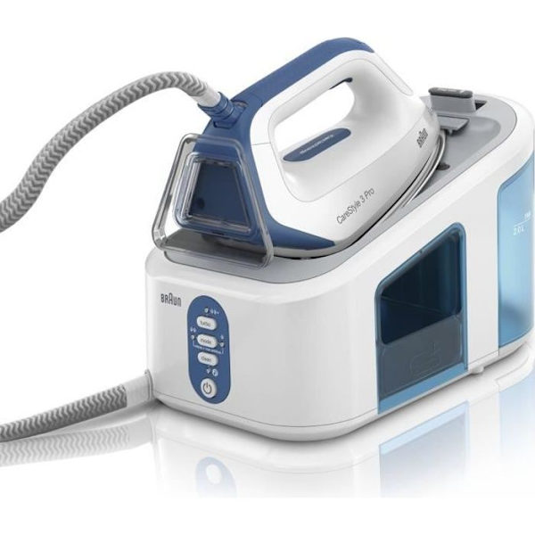 BRAUN IS3157BL - Carestyle 3 dampgenerator - 6,8 bar Vitt, grått och blått