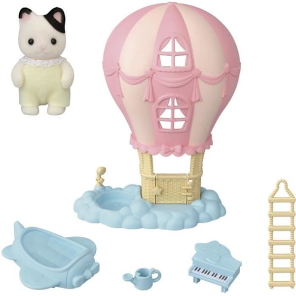 Mini-universum - SYLVANIAN FAMILIES - Bebisarnas luftballong - Rosa - För barn från 3 år och uppåt Rosa